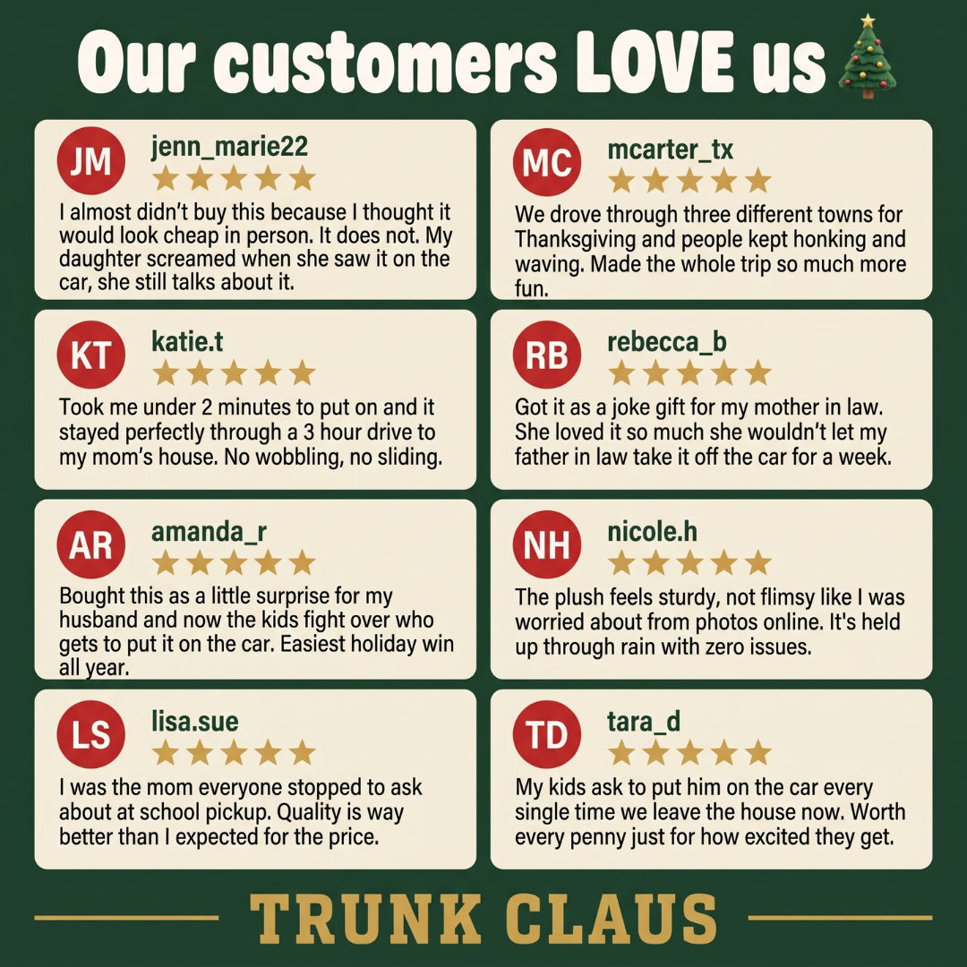 Trunk Claus™ Christmas Trunk Decoration